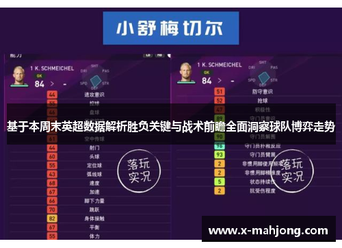 基于本周末英超数据解析胜负关键与战术前瞻全面洞察球队博弈走势